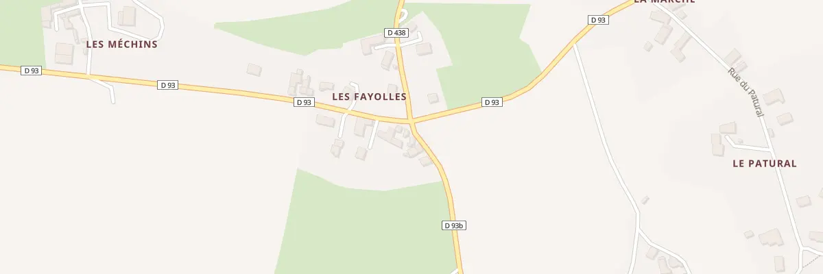 Plan du 8 Rte de la Côte Rousse à Vensat