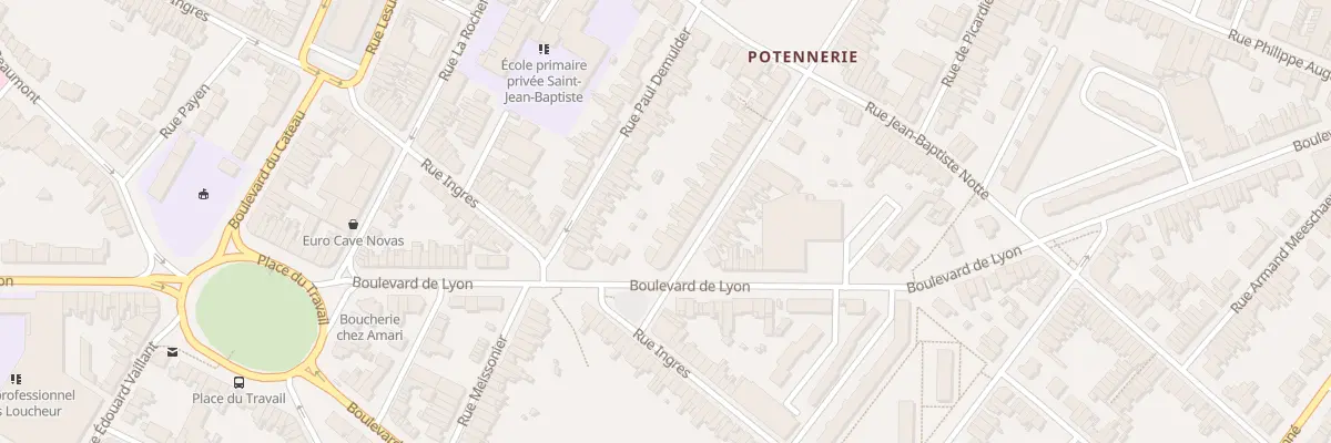 Plan du 310 Rue Montgolfier à Roubaix