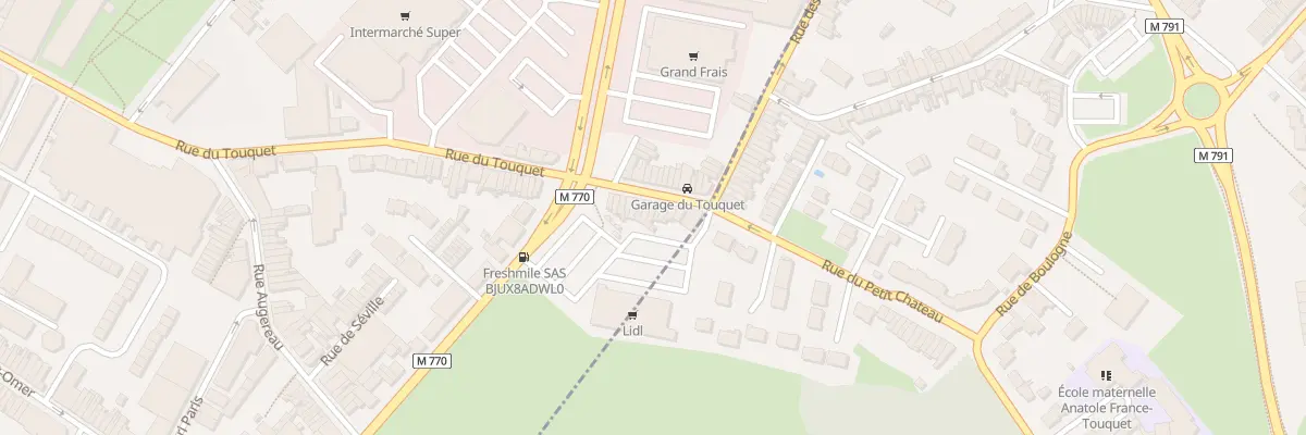 Plan du 248 Rue du Touquet à Tourcoing