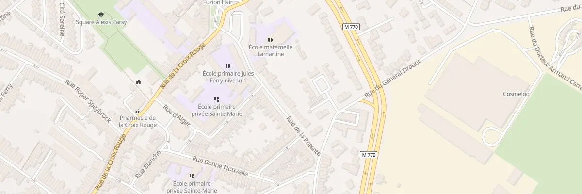 Plan du 49 Rue de la Potente à Tourcoing