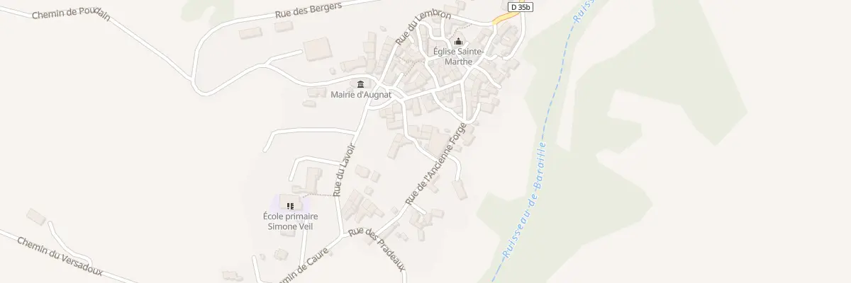 Plan du 5005 Rue du Pigeonnier à Augnat