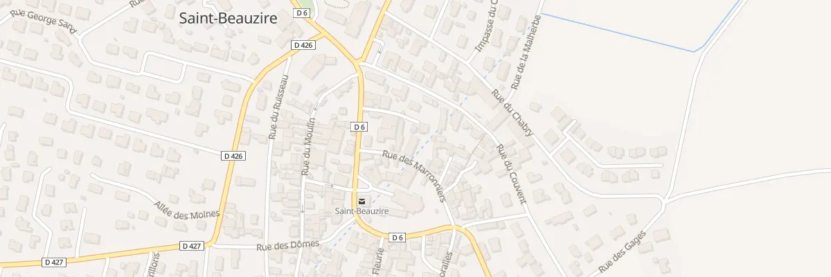 Plan du 1 Rue des Marronniers à Saint-Beauzire