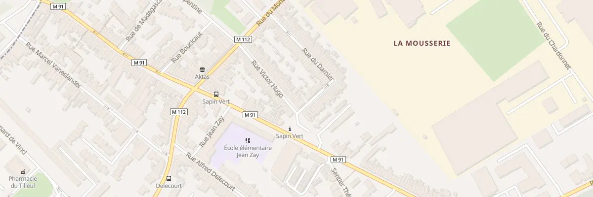 Plan du 4 Rue Victor Hugo à Wattrelos