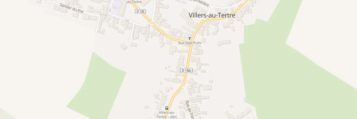 Plan du 4 Rue de Fressain à Villers-au-Tertre