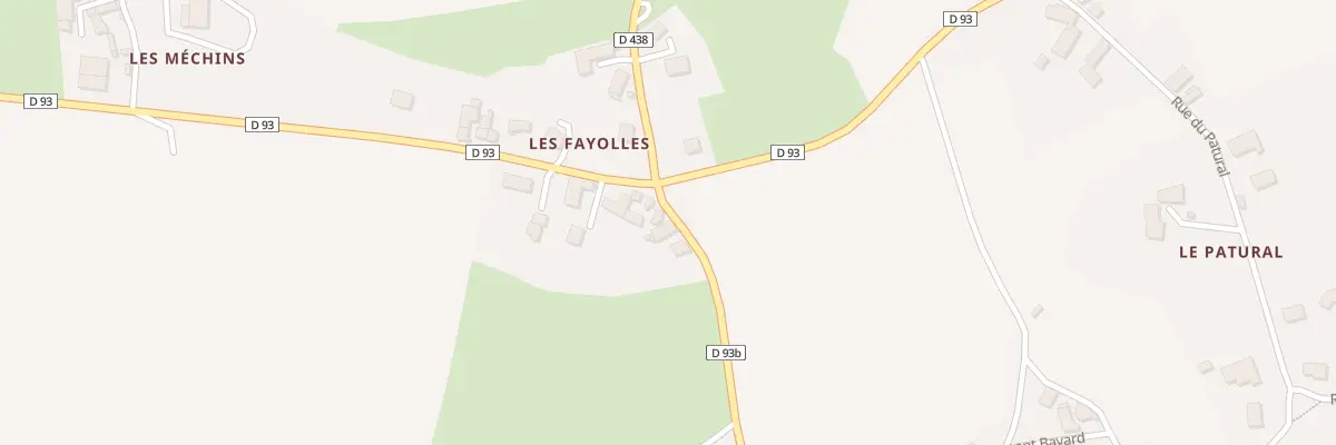 Plan du 6 Rte de la Côte Rousse à Vensat