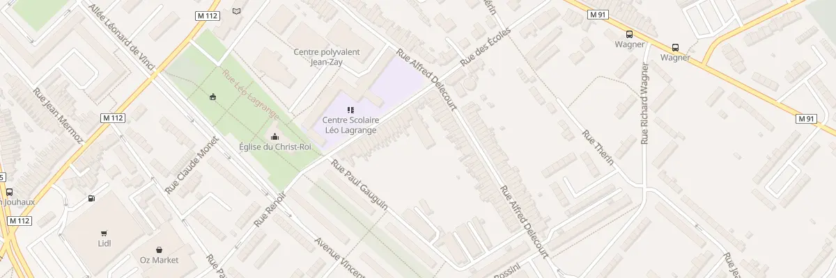 Plan du 21 Rue des Écoles à Wattrelos