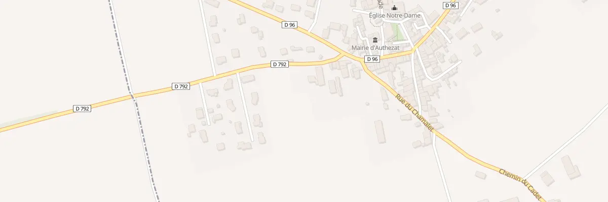 Plan du 15 Rue des Chaumes à Authezat