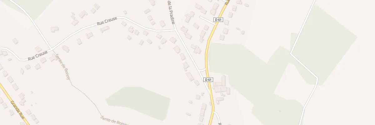Plan du 9 Rue de la Pradine à Chauffry