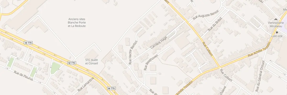 Plan du 50B Carriere Hage 318 Rue Colb à Tourcoing