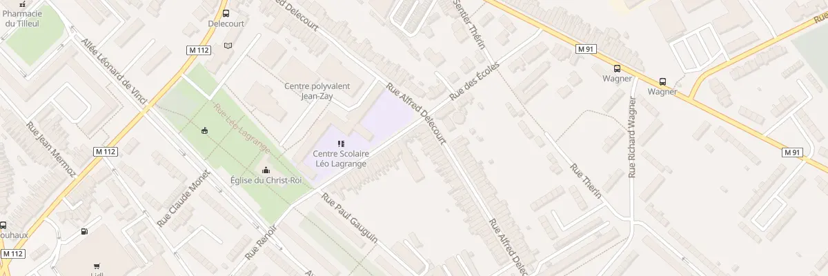 Plan du 17 Rue des Écoles à Wattrelos