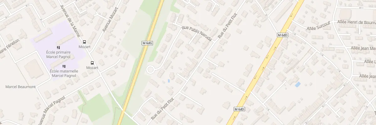 Plan du 24 Rue du Petit Flot à Hem