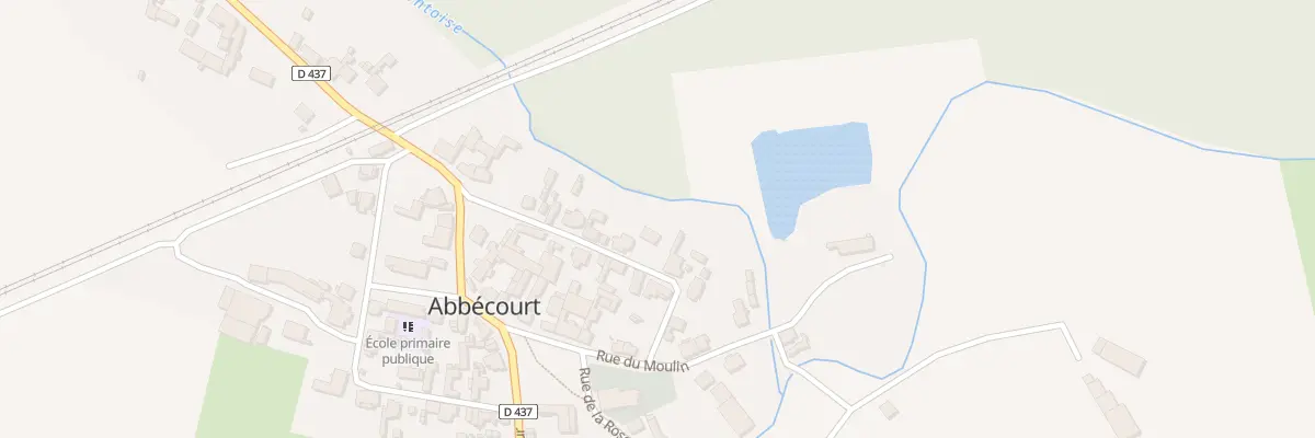 Plan du 13 Rue Pierre et Marie Curie à Abbécourt
