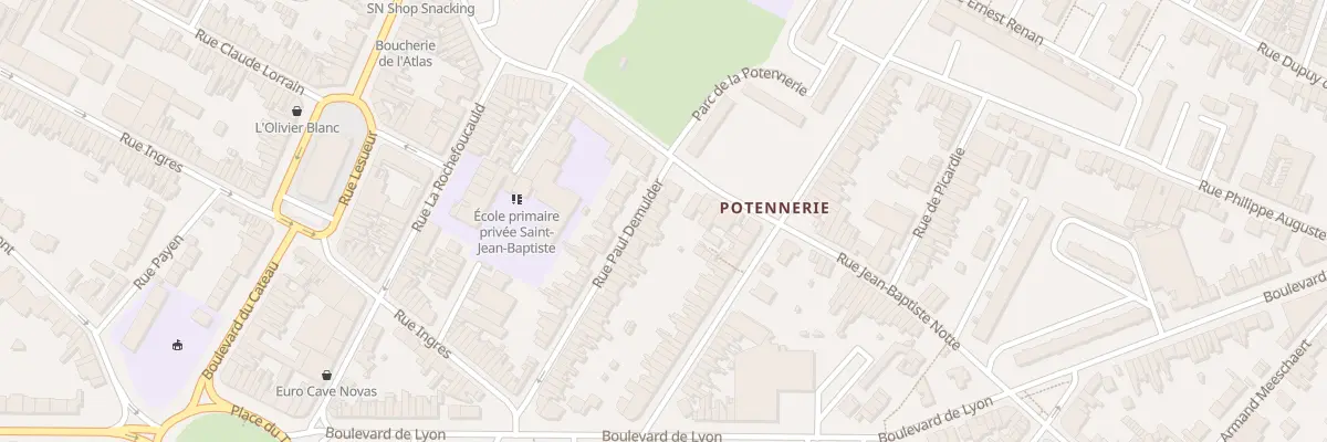 Plan du 13 Rue Paul Demulder à Roubaix