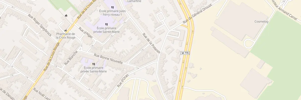 Plan du 46 Rue de la Potente à Tourcoing