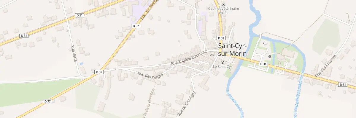Plan du 28 Rue Eugène Daumont à Saint-Cyr-sur-Morin