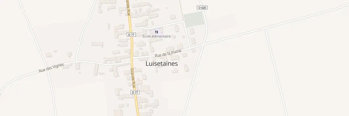 Plan du 7 Rue de la Plaine à Luisetaines