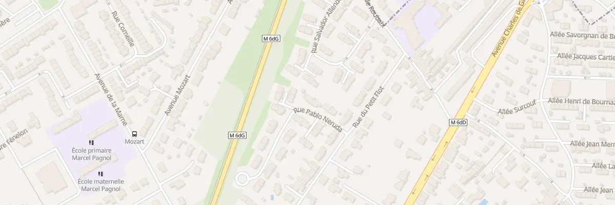 Plan du 8 Rue Pablo Neruda à Hem