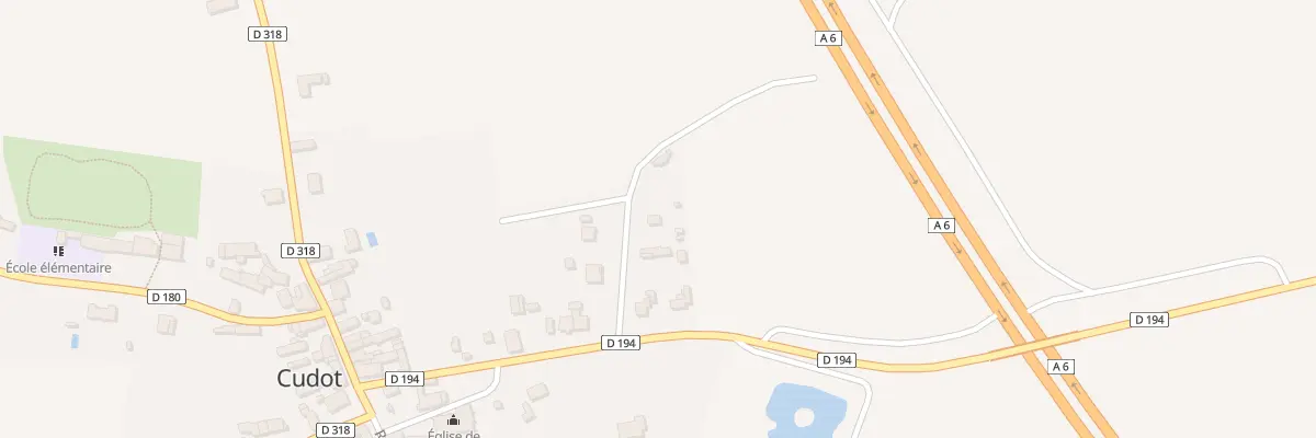 Plan du 4 Imp du Champ Doux à Cudot