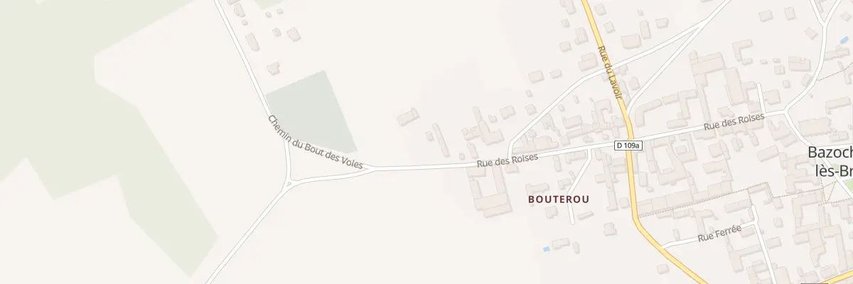 Plan du 38 Rue des Roises à Bazoches-lès-Bray