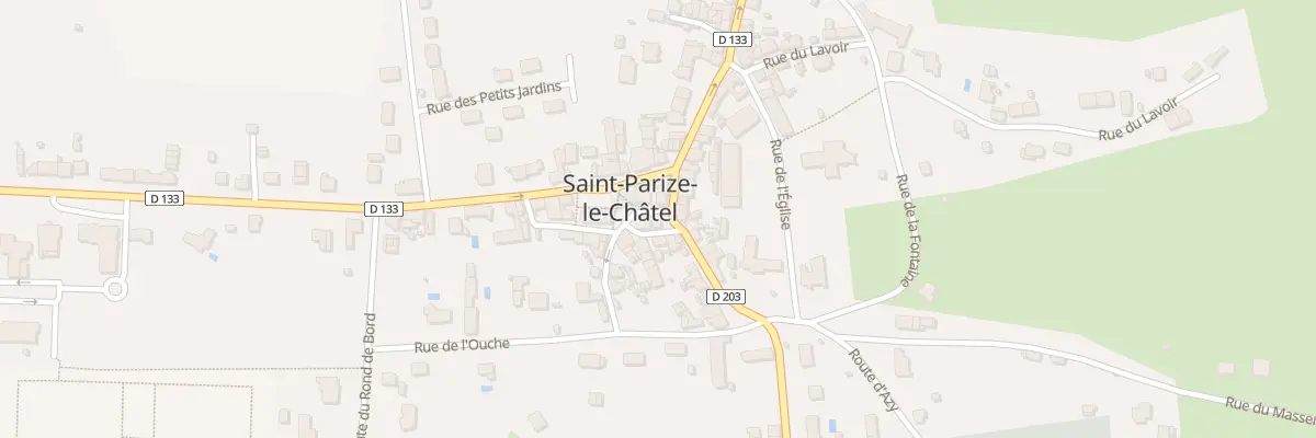 Plan du 6 Rue des Places à Saint-Parize-le-Châtel
