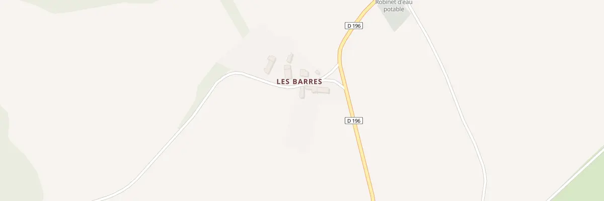 Plan du 61 Les Barres à Chasnay