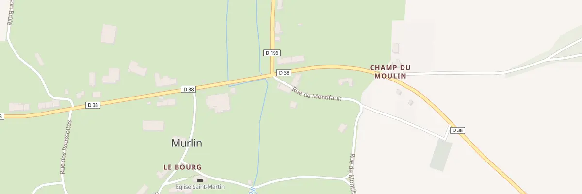 Plan du 10 Le Bourg à Murlin