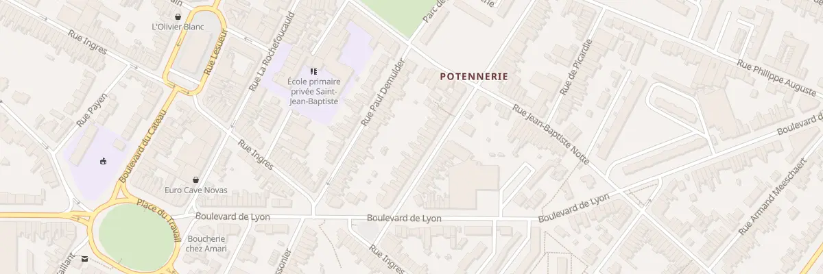 Plan du 274 Rue Montgolfier à Roubaix