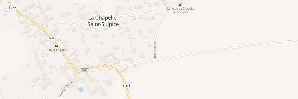 Plan du 9 Rue Creuse à La Chapelle-Saint-Sulpice