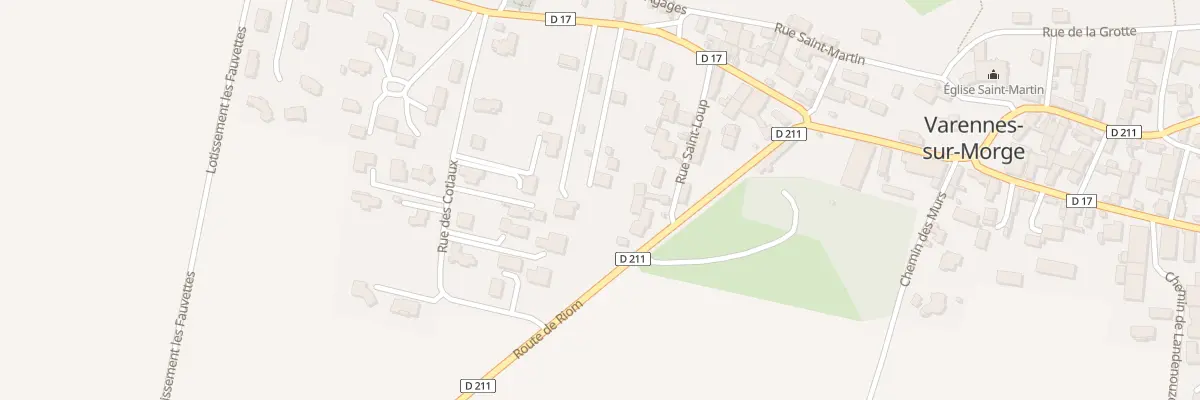 Plan du 3T Rte de Pontmort à Varennes-sur-Morge