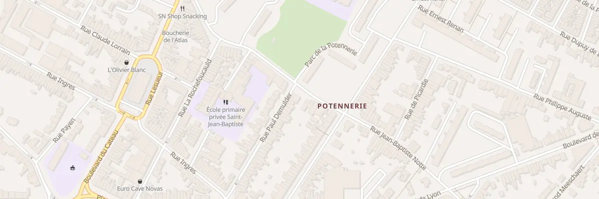 Plan du 5 Rue Paul Demulder à Roubaix