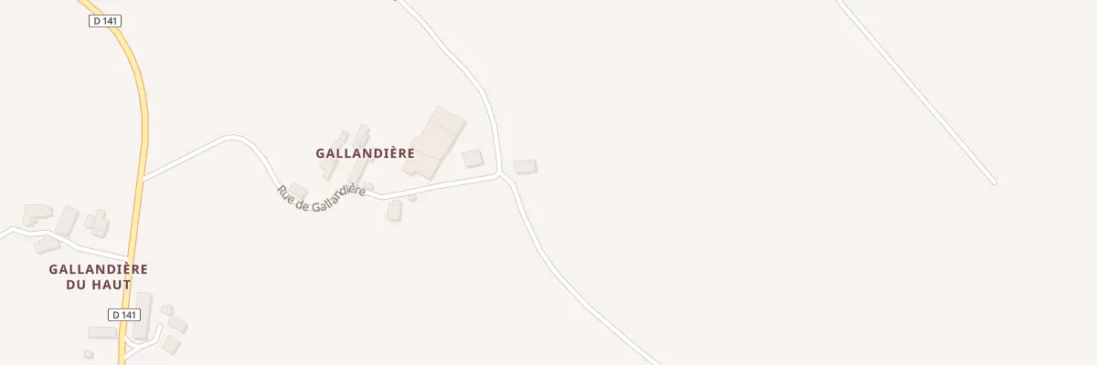 Plan du 2 Rue de Gallandière à Laféline