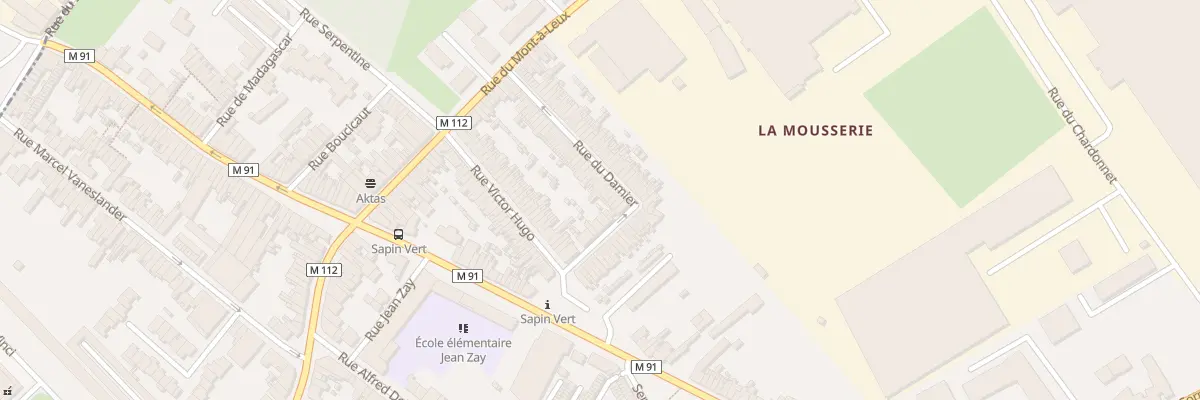 Plan du 25 Rue du Damier à Wattrelos