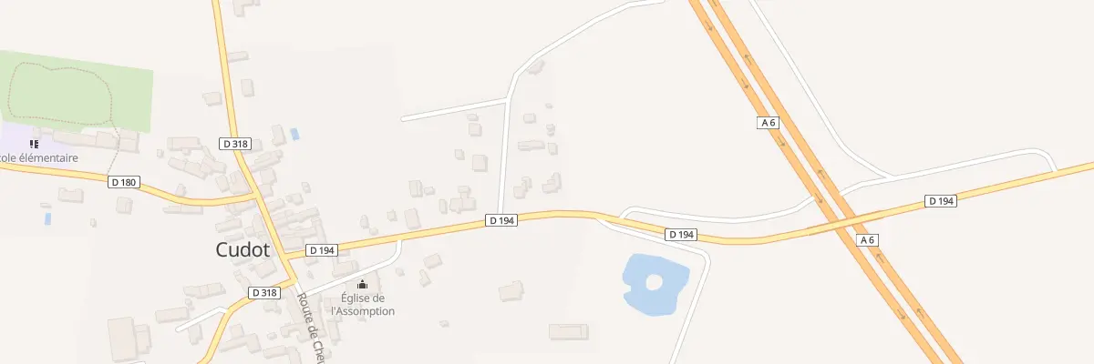 Plan du 215 Vingt Arpents à Cudot