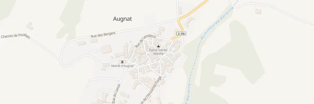 Plan du 5003 Pl de l’Église à Augnat