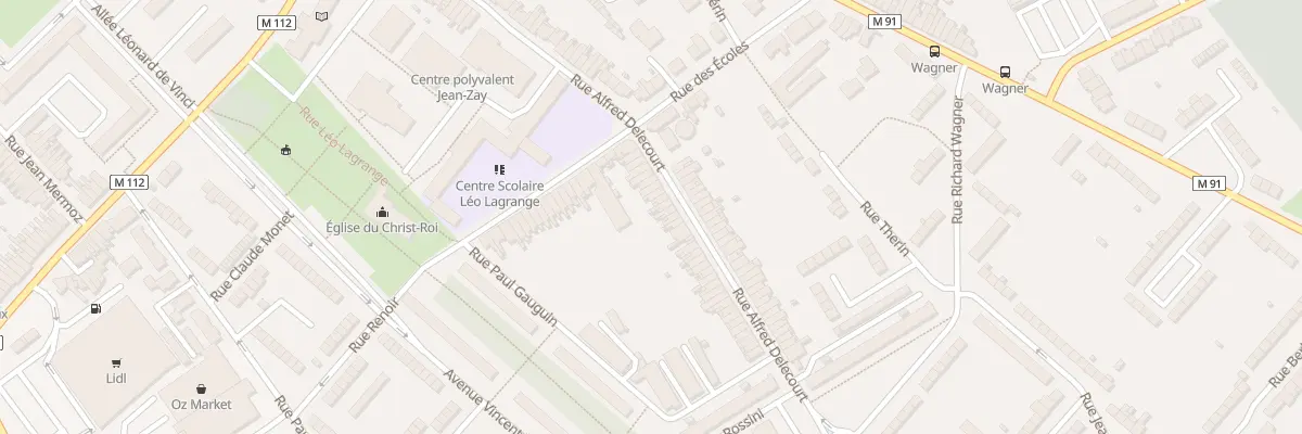 Plan du 54 Rue Alfred Delecourt à Wattrelos