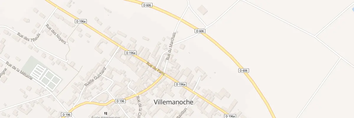 Plan du 6 Rue du Marchais à Villemanoche