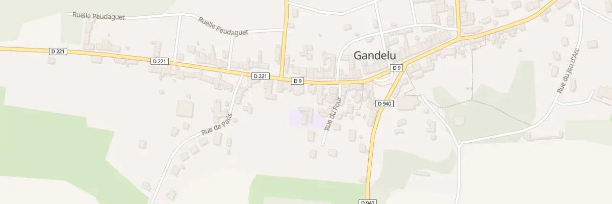Plan du 23 Grande Rue à Gandelu