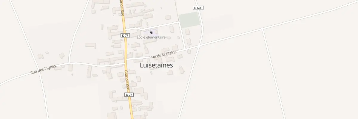 Plan du 9 Rue de la Plaine à Luisetaines