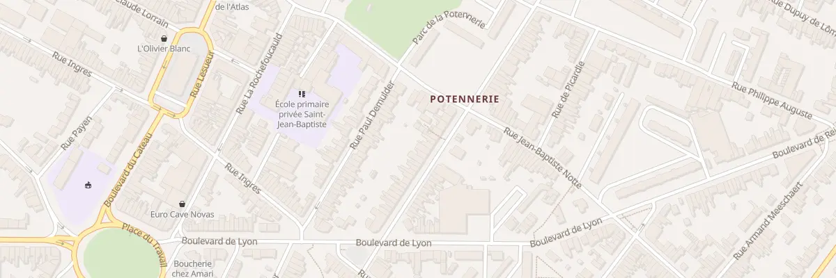 Plan du 264 Rue Montgolfier à Roubaix