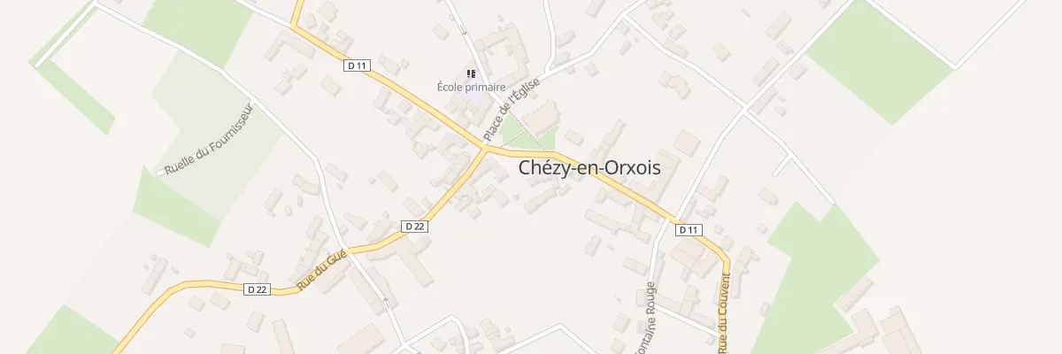Plan du 2 Pl de l’Eglise à Chézy-en-Orxois