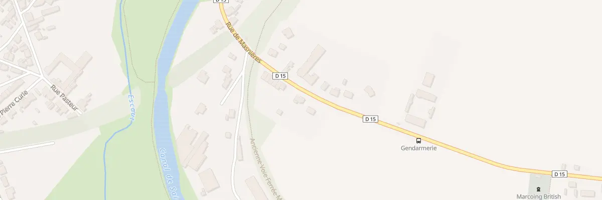 Plan du 22 Rue de Masnieres à Marcoing