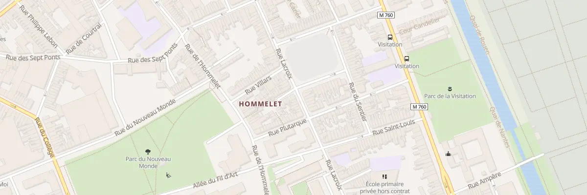 Plan du 187 Rue Lacroix à Roubaix