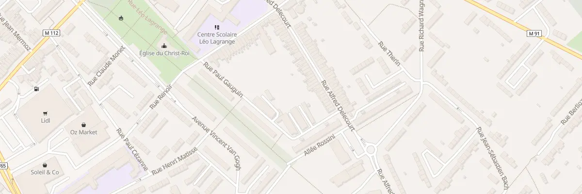 Plan du 80 Rue Alfred Delecourt à Wattrelos