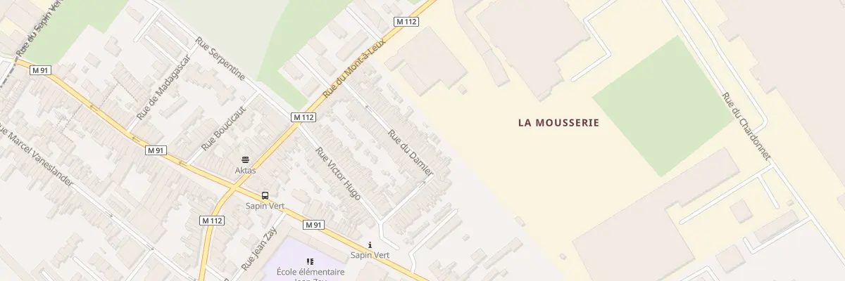 Plan du 58 Rue du Damier à Wattrelos