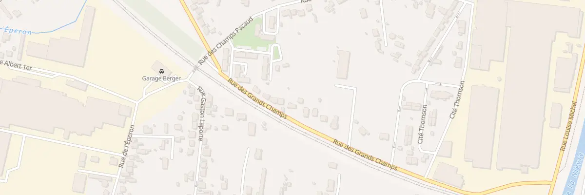 Plan du 16 Rue des Grands Champs à Nevers