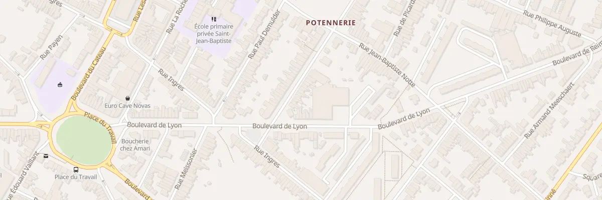 Plan du 299 Rue Montgolfier à Roubaix