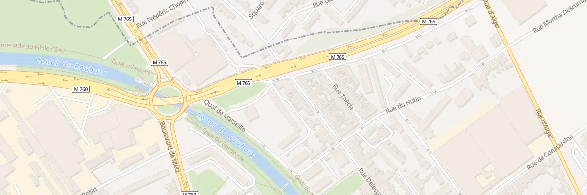 Plan du 243 Rue Delespaul à Roubaix
