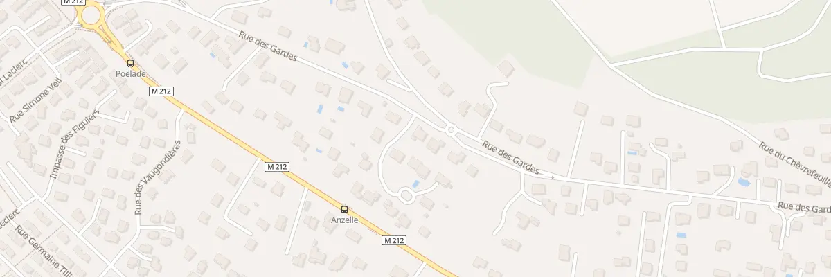 Plan du 93 Rue des Gardes à Cournon-d’Auvergne