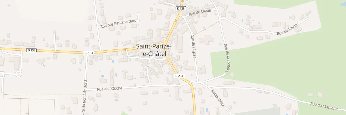 Plan du 7 Rue des Places à Saint-Parize-le-Châtel