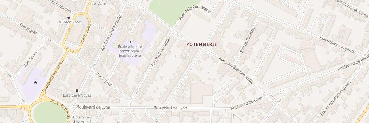 Plan du 262 Rue Montgolfier à Roubaix